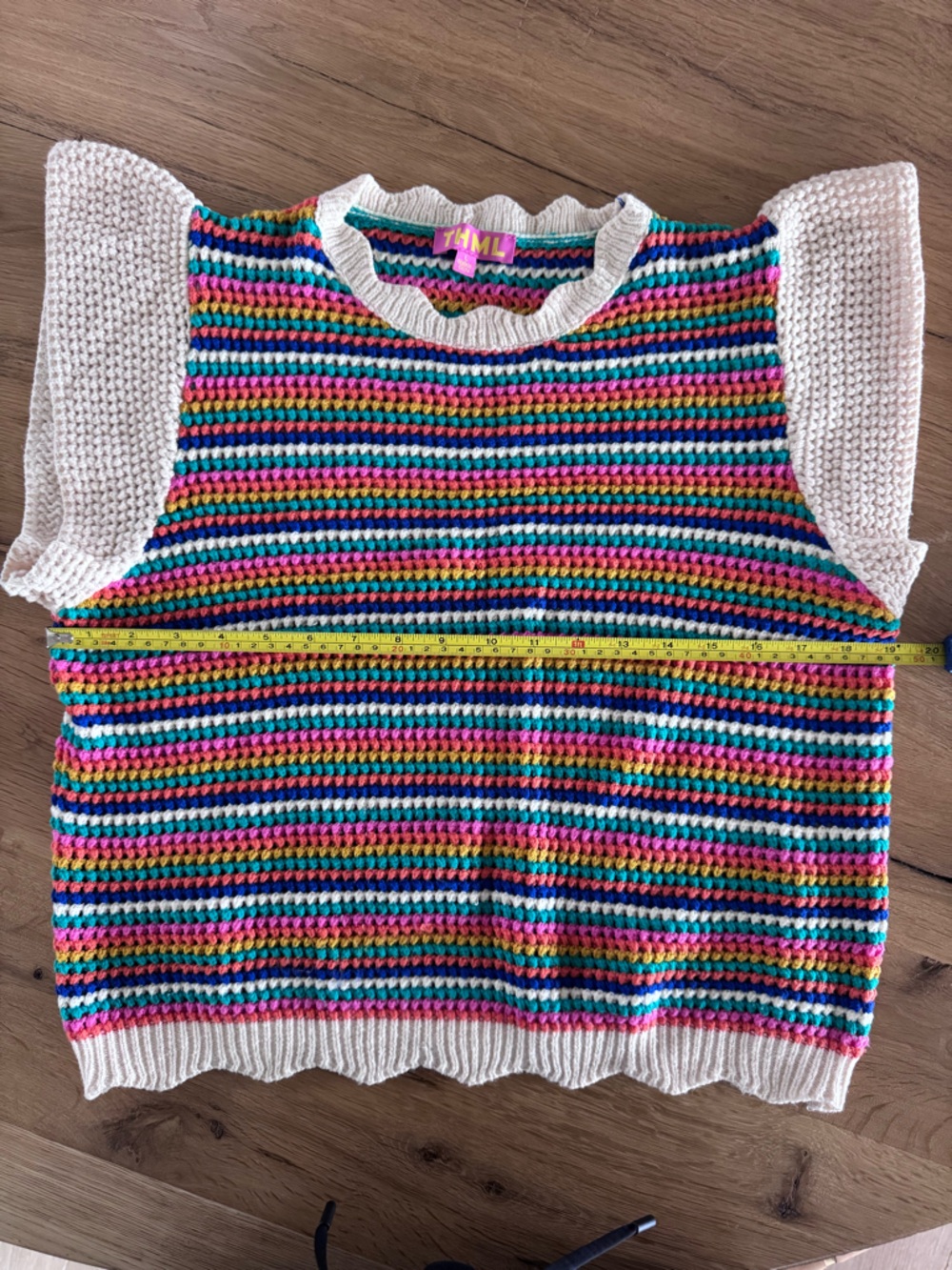 THML Flutter sleeve knit top - Picture 5 of 6